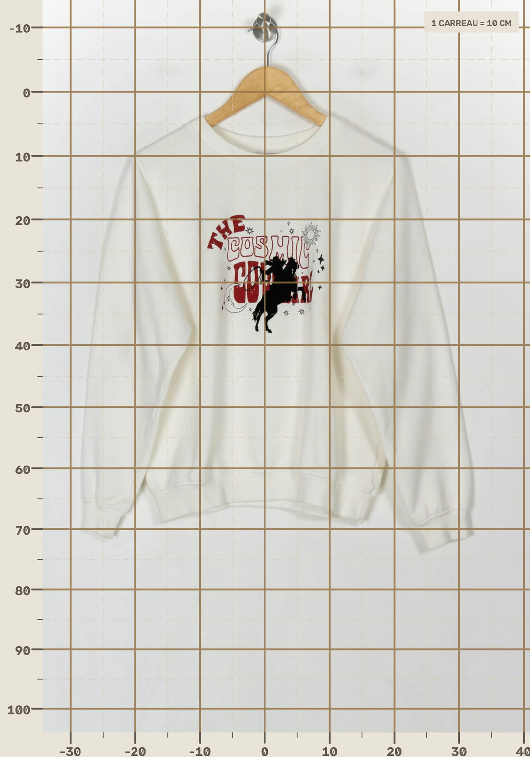Sweat Blanc - Taille S/36 de la marque Imprevu | PARAD123877 - Vendu par Paradigme - Image 4