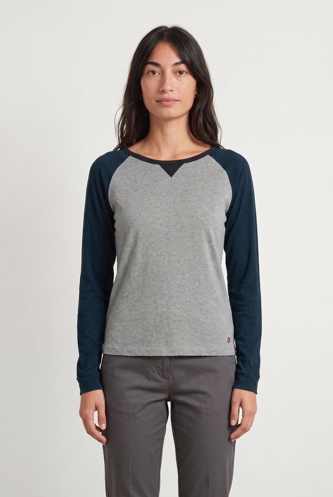 Pull Gris et Bleu - Taille M/38 de la marque Bellerose | PARAD123878 - Vendu par Paradigme - Image 1