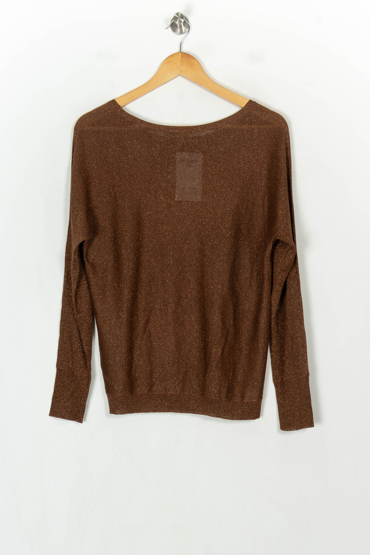 Pull Marron - Taille S/36 de la marque Maison 123 | PARAD123882 - Vendu par Paradigme - Image 5