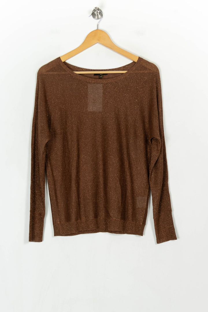 Pull Marron - Taille S/36 de la marque Maison 123 | PARAD123882 - Vendu par Paradigme - Image 2