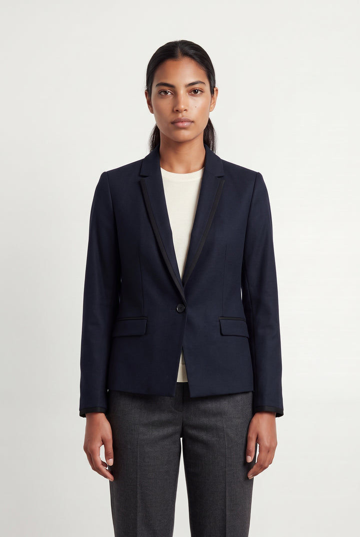 Blazer Bleu - Taille L/40 de la marque Caroll | PARAD123883 - Vendu par Paradigme - Image 1