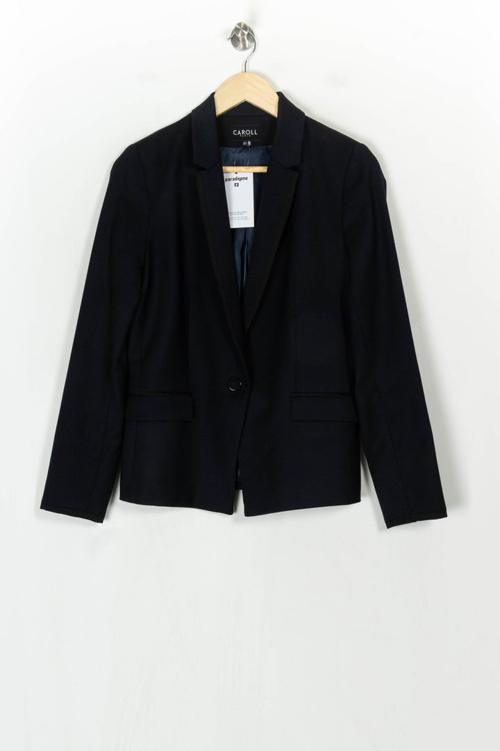Blazer Bleu - Taille L/40 de la marque Caroll | PARAD123883 - Vendu par Paradigme - Image 2