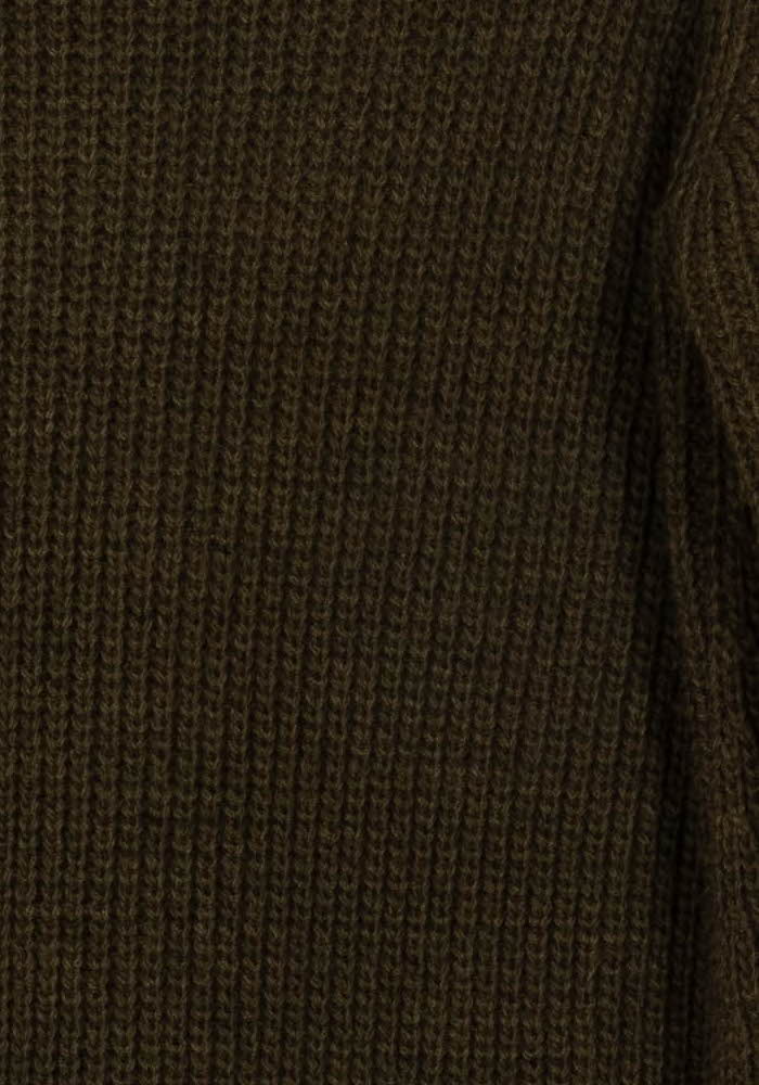Robe Pull Verte - Taille XS/34 de la marque La Fée Maraboutée | PARAD123885 - Vendu par Paradigme - Image 3