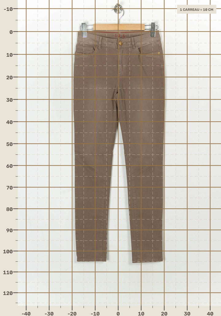 Jean Beige - Taille M/38 de la marque Maison 123 | PARAD123887 - Vendu par Paradigme - Image 4