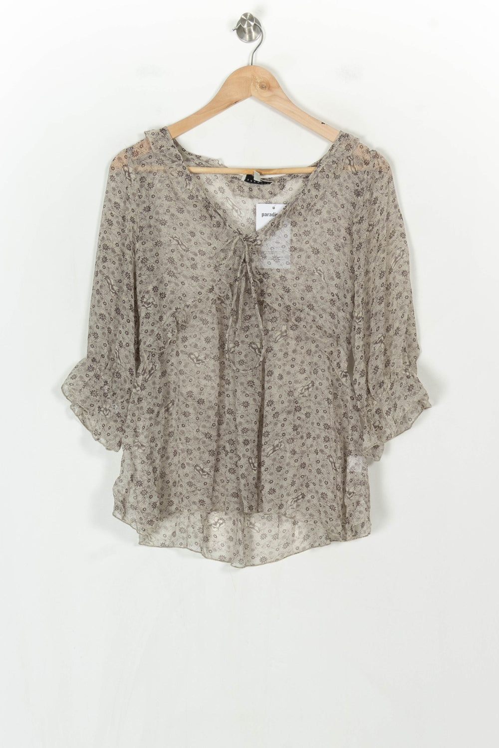 Blouse Beige - Taille M/38 de la marque Essentiel Antwerp | PARAD123892 - Vendu par Paradigme - Image 2