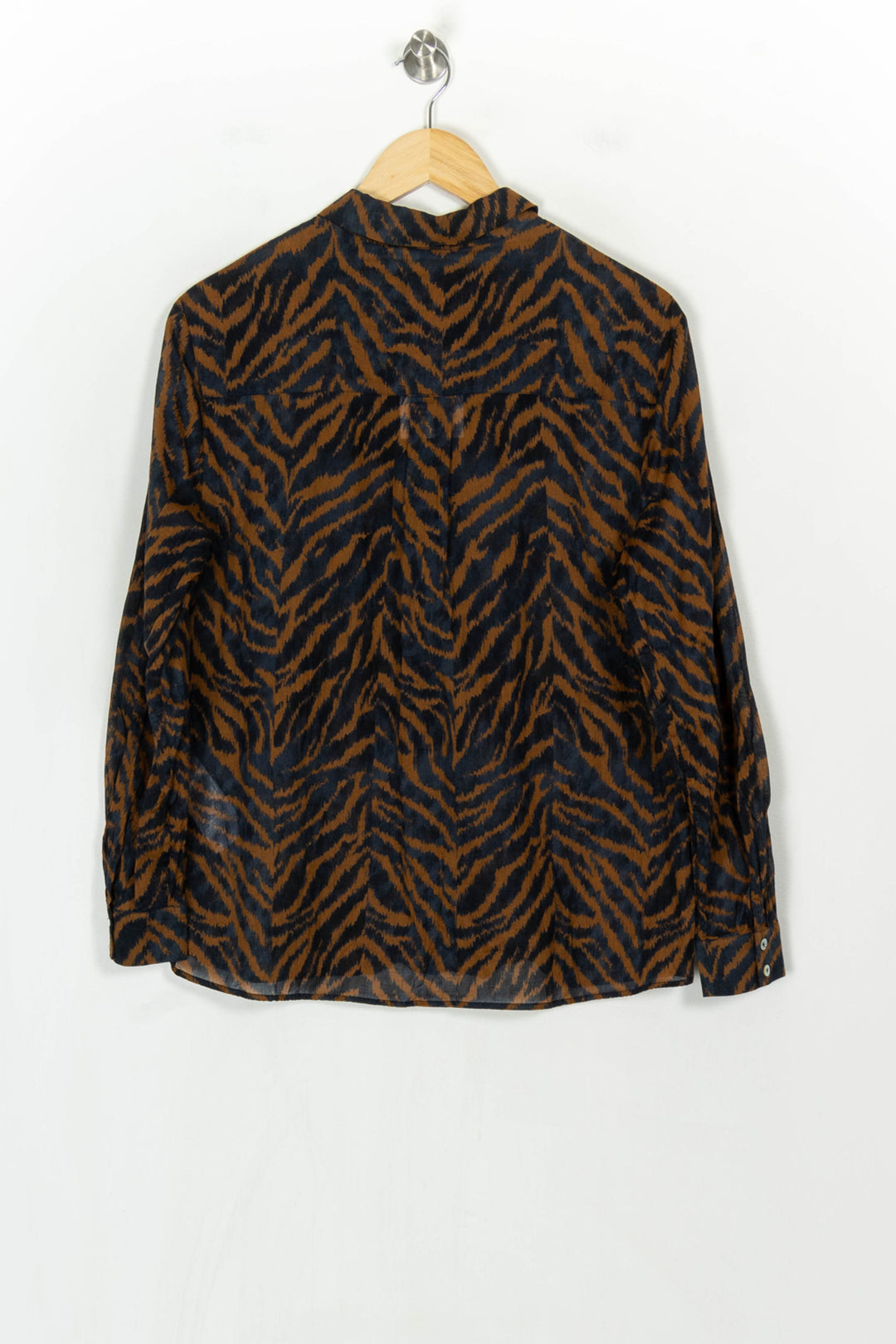 Chemise Noire et Marron - Taille L/40 de la marque Maison 123 | PARAD123893 - Vendu par Paradigme - Image 5