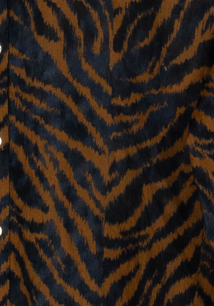 Chemise Noire et Marron - Taille L/40 de la marque Maison 123 | PARAD123893 - Vendu par Paradigme - Image 3