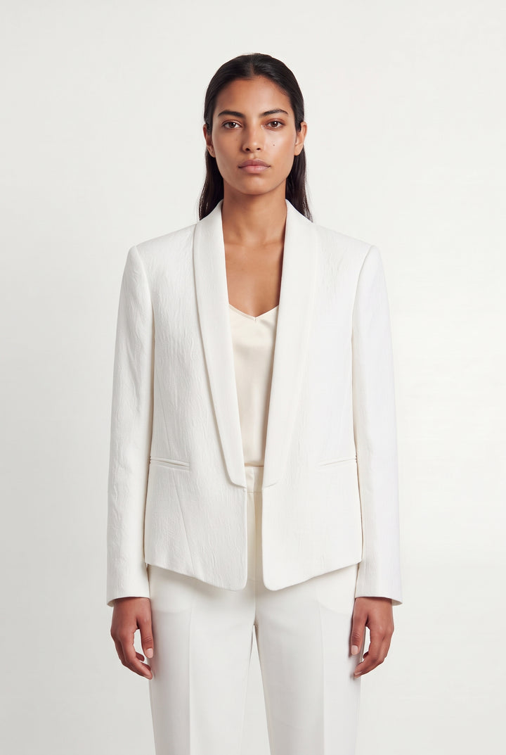 Blazer Blanc - Taille L/40 de la marque Sandro | PARAD123894 - Vendu par Paradigme - Image 1