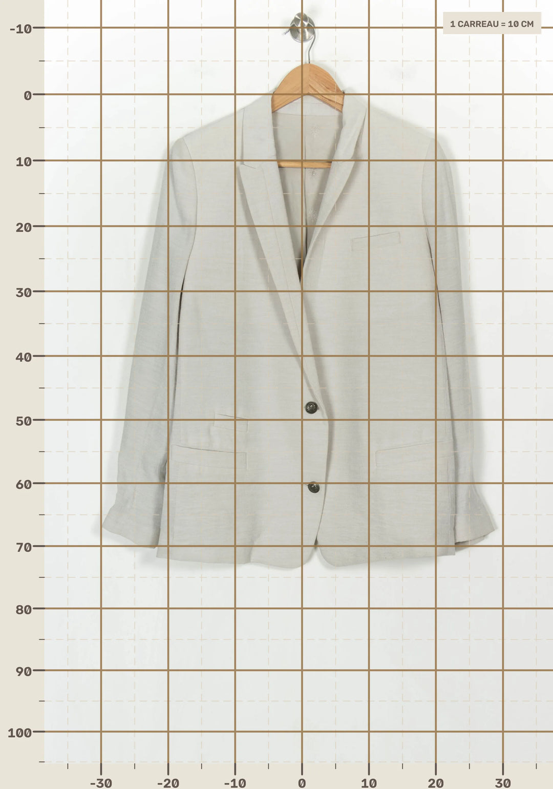 Blazer Gris - Taille L/40 de la marque The Kooples | PARAD123898 - Vendu par Paradigme - Image 4