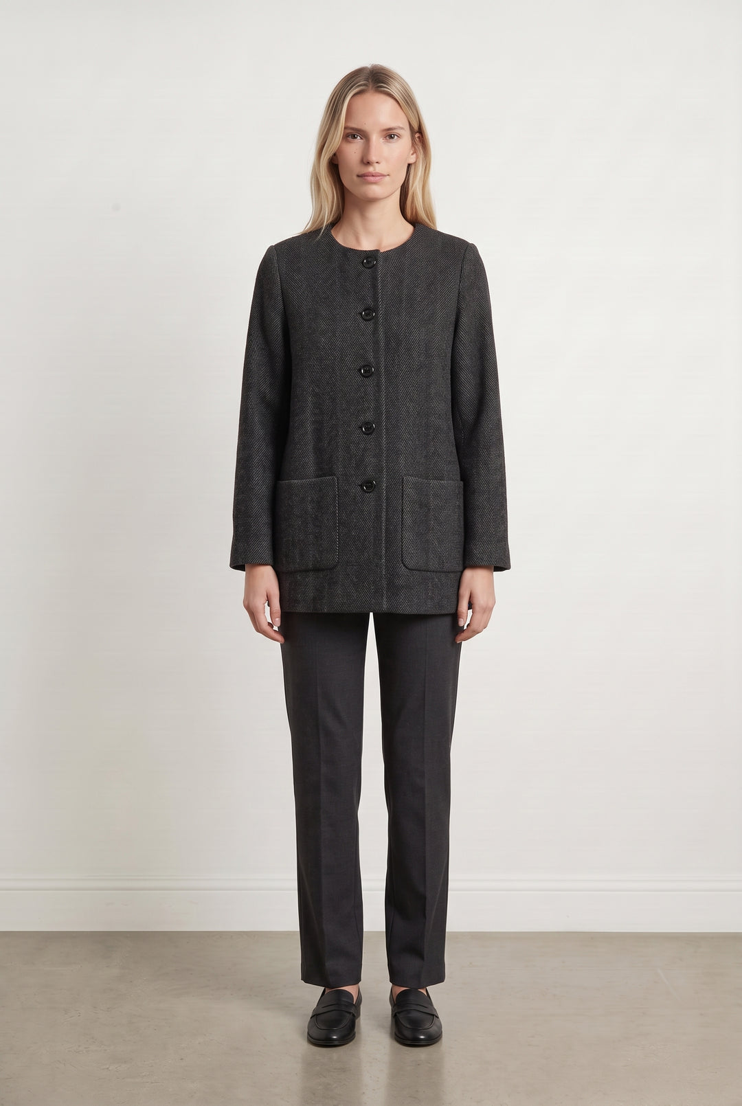 Manteau Gris - Taille M/38 de la marque Sézane | PARAD123902 - Vendu par Paradigme - Image 1