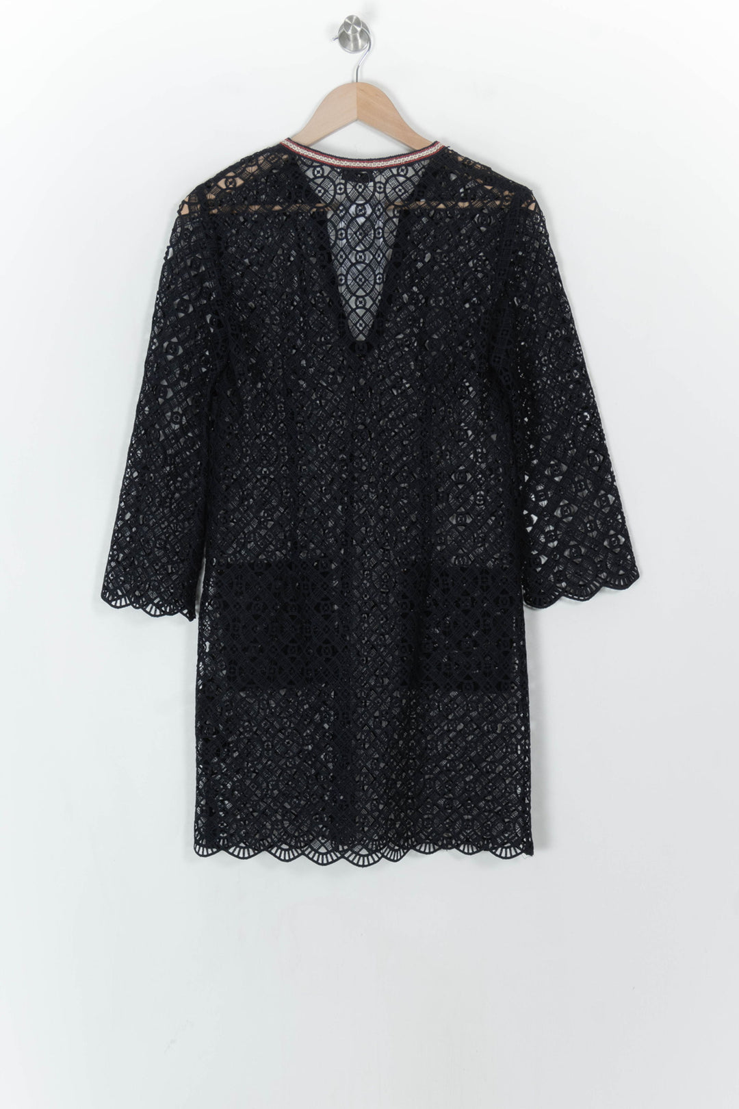 Robe Courte Noire - Taille M/38 de la marque Sandro | PARAD123907 - Vendu par Paradigme - Image 5