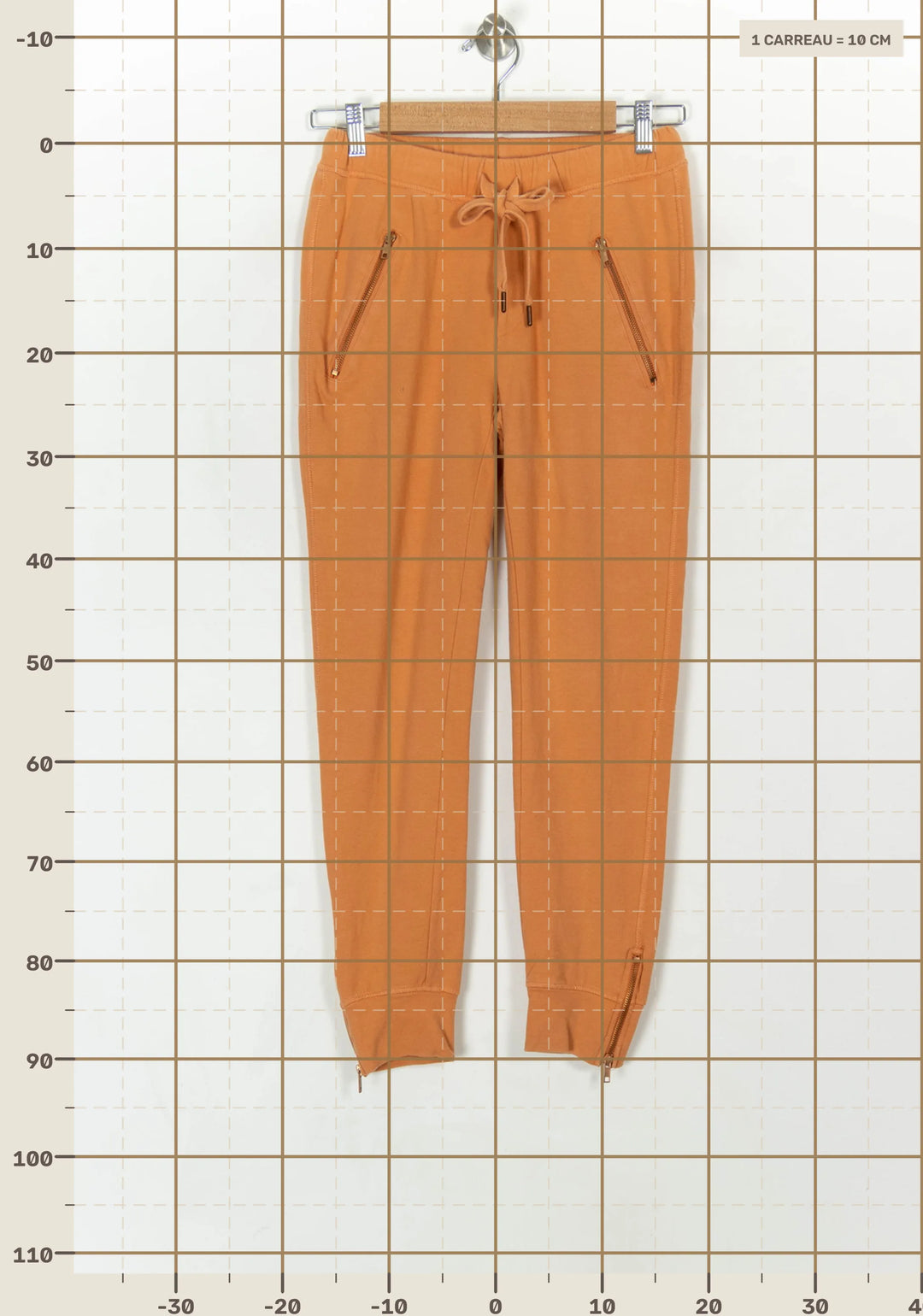 Pantalon De Jogging Orange - Taille S/36 de la marque The Kooples - Sport | PARAD123908 - Vendu par Paradigme - Image 4