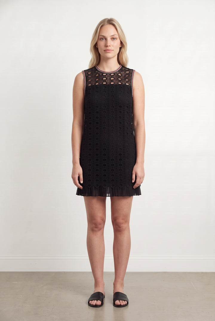 Robe Courte Noire - Taille L/40 de la marque Sandro | PARAD123909 - Vendu par Paradigme - Image 1