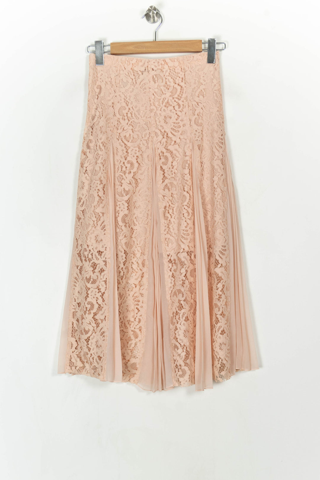 Jupe Midi Rose - Taille S/36 de la marque Sandro | PARAD123910 - Vendu par Paradigme - Image 5