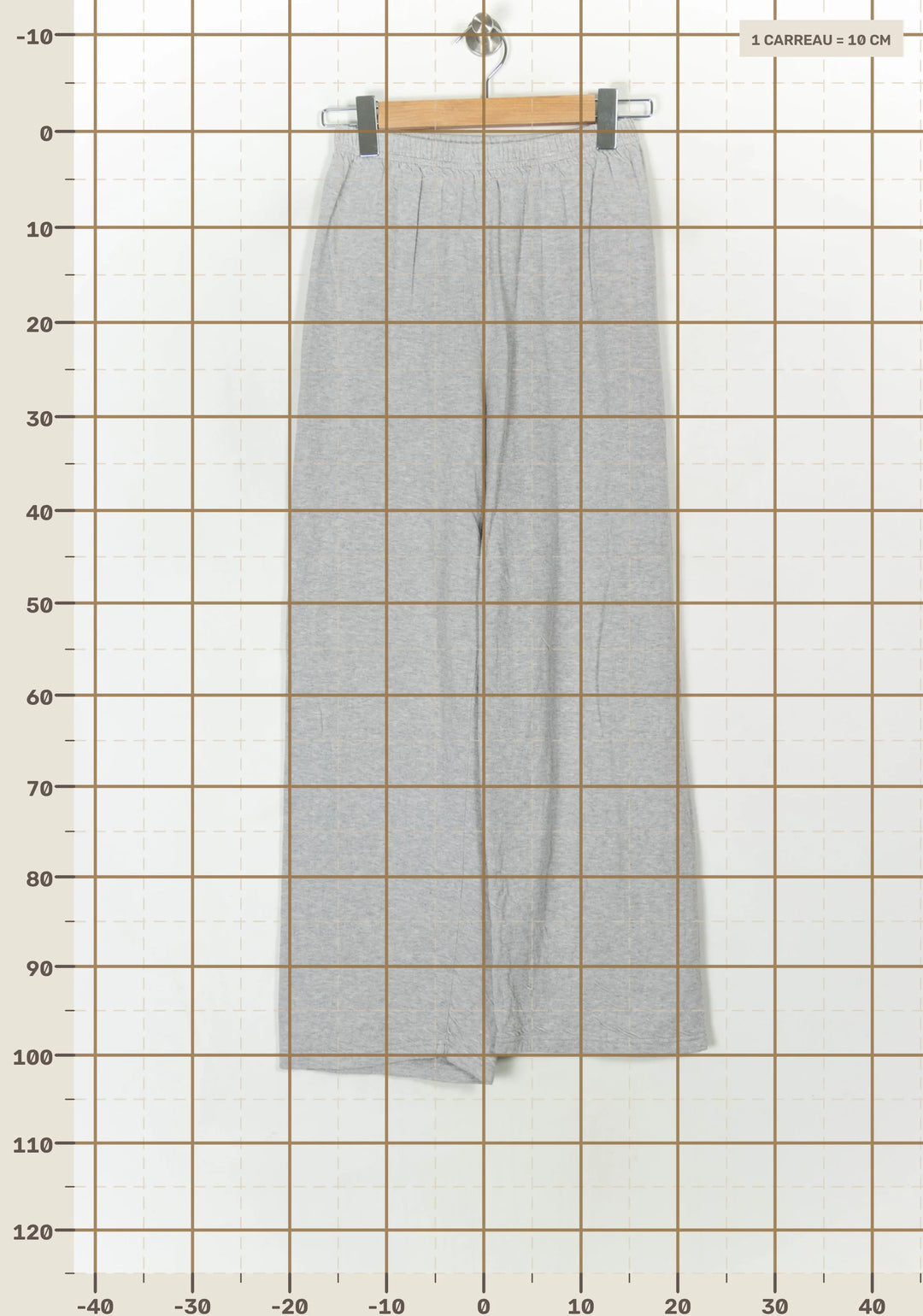 Pantalon Gris - Taille XS/34 de la marque American Vintage | PARAD123913 - Vendu par Paradigme - Image 4