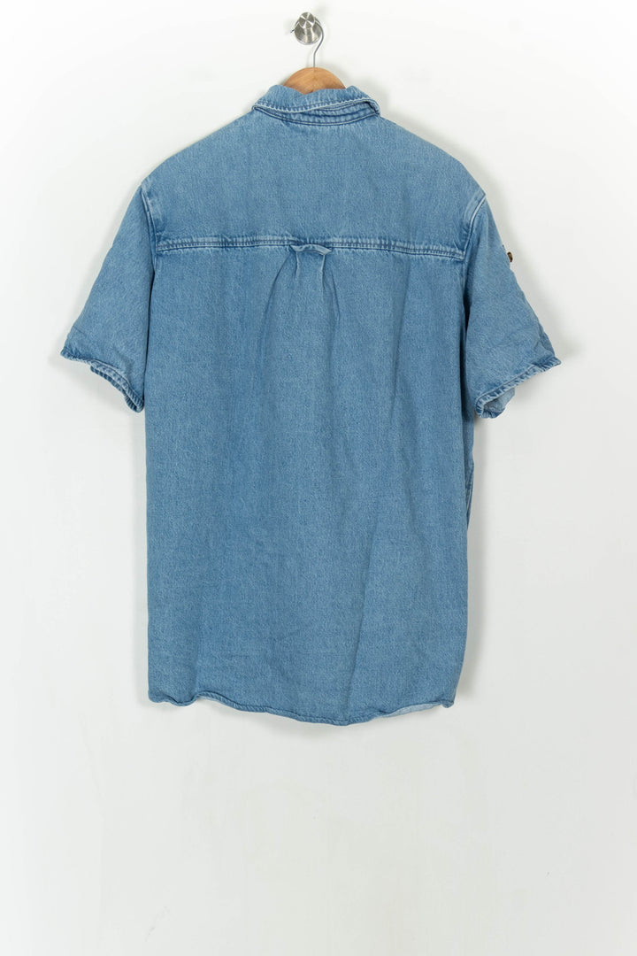Robe Chemise Bleue - Taille S/36 de la marque Sézane | PARAD123917 - Vendu par Paradigme - Image 5