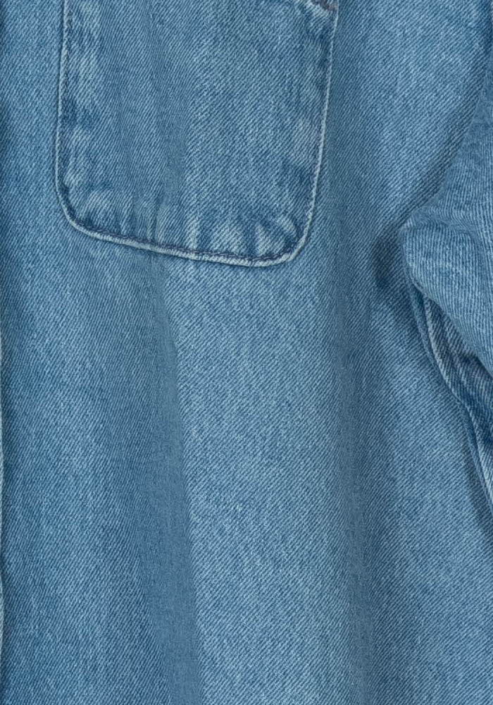 Robe Chemise Bleue - Taille S/36 de la marque Sézane | PARAD123917 - Vendu par Paradigme - Image 3