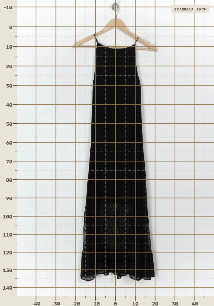 Robe Longue Noire - Taille S/36 de la marque Maison 123 | PARAD123920 - Vendu par Paradigme - Image 4