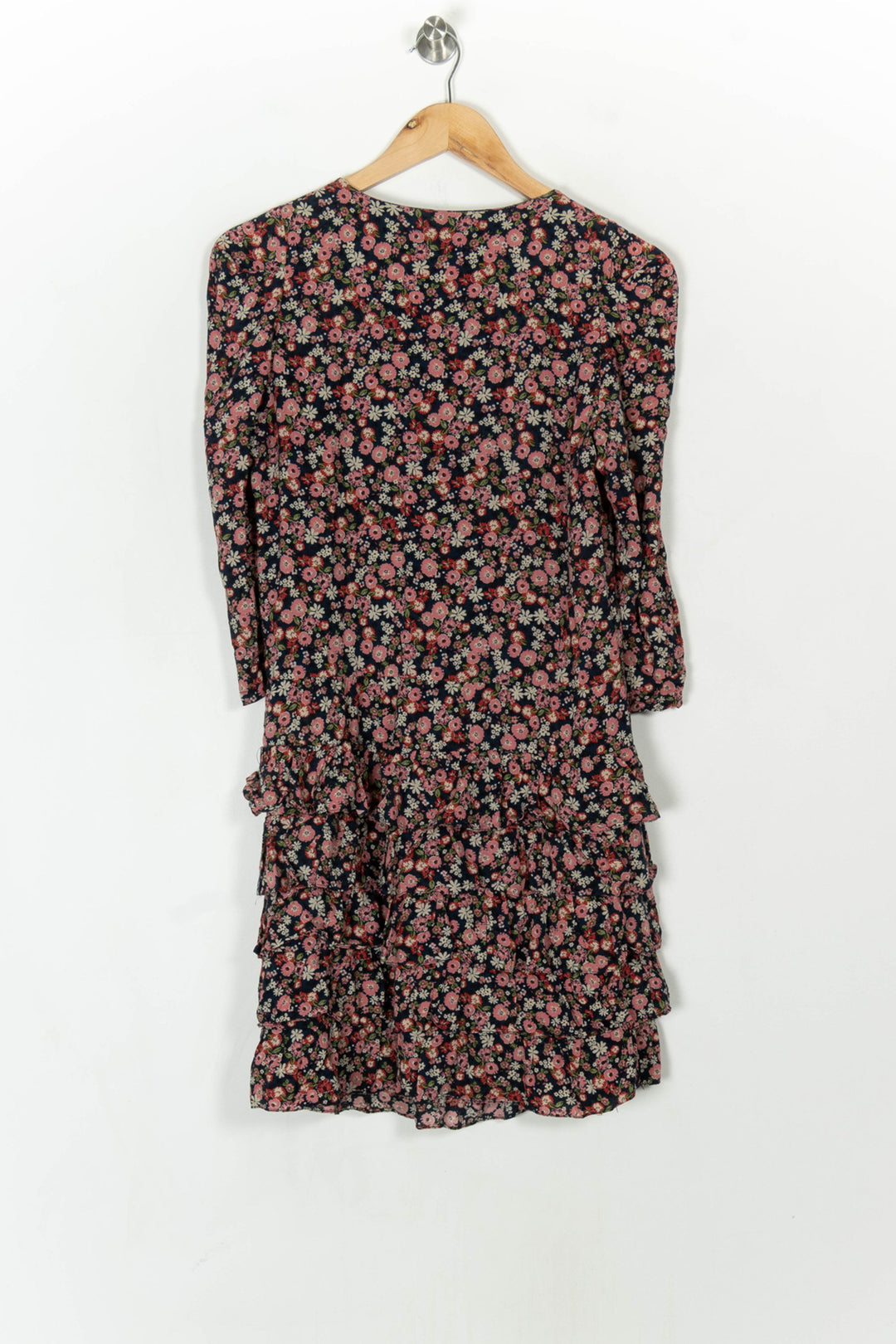 Robe Courte Bleu Marine et Rose - Taille L/40 de la marque Sandro | PARAD123922 - Vendu par Paradigme - Image 5