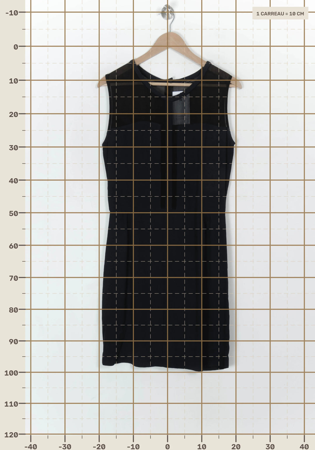 Robe Courte Bleue - Taille L/40 de la marque IKKS | PARAD123924 - Vendu par Paradigme - Image 4