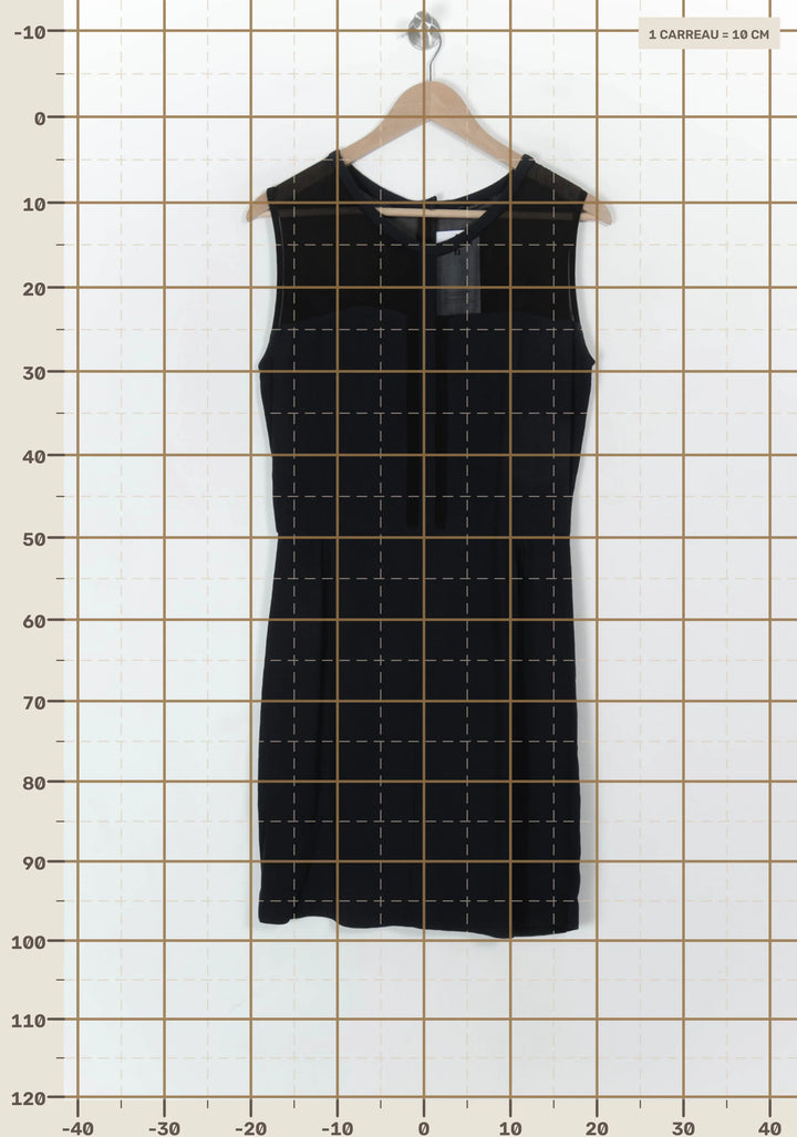 Robe Courte Bleue - Taille L/40 de la marque IKKS | PARAD123924 - Vendu par Paradigme - Image 4