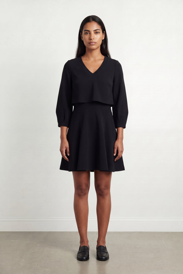 Robe Courte Noire - Taille L/40 de la marque Tara Jarmon | PARAD123925 - Vendu par Paradigme - Image 1