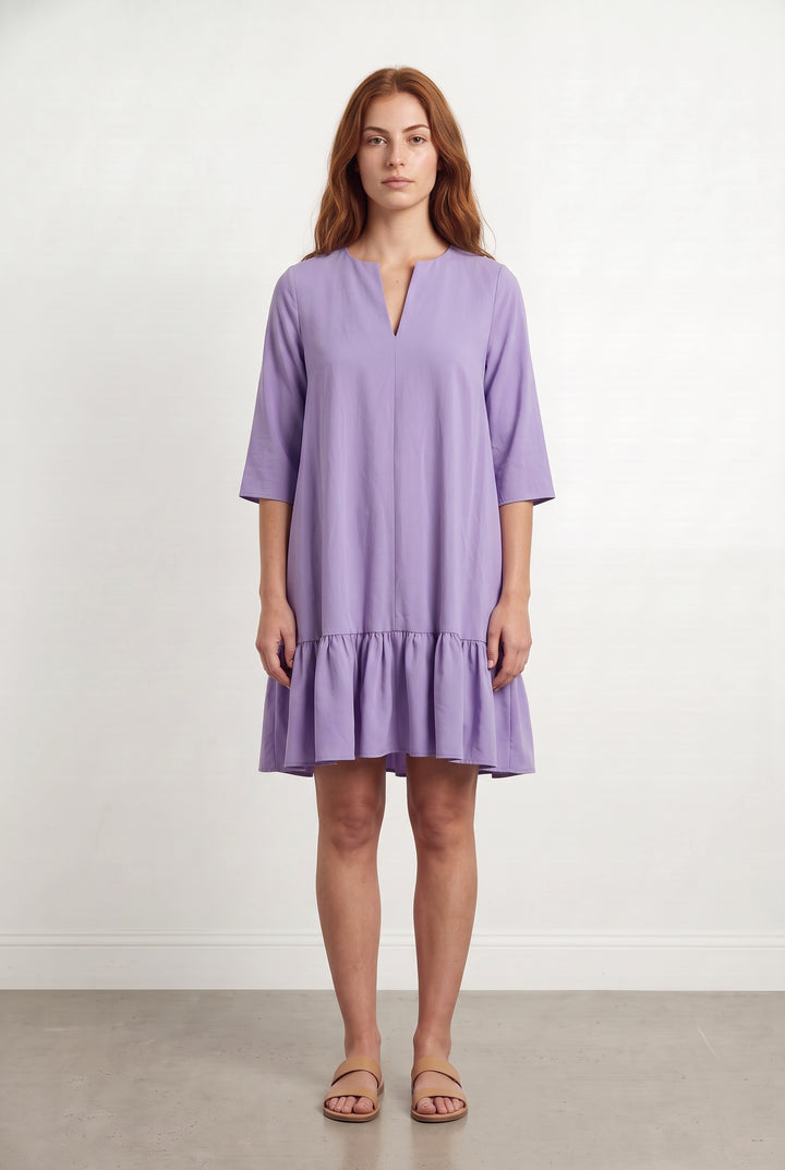 Robe Courte Violette - Taille M/38 de la marque Imperial | PARAD123926 - Vendu par Paradigme - Image 1
