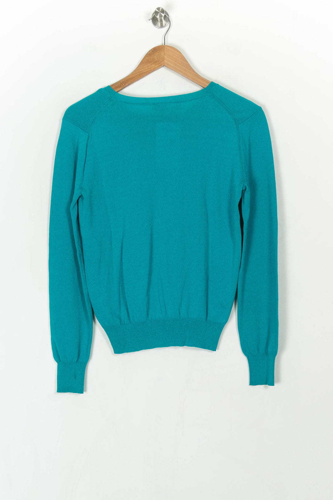 Pull Bleu Turquoise - Taille L/40 de la marque Vanessa Bruno | PARAD123928 - Vendu par Paradigme - Image 5