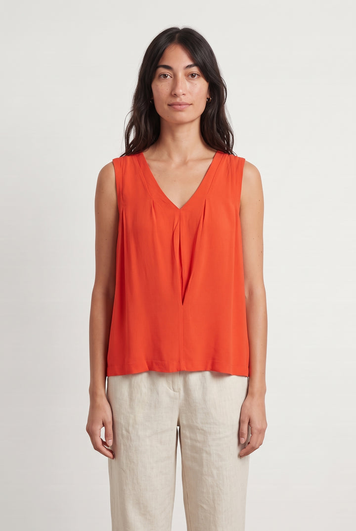 Débardeur Rouge - Taille XS/34 de la marque Comptoir des Cotonniers | PARAD123929 - Vendu par Paradigme - Image 1