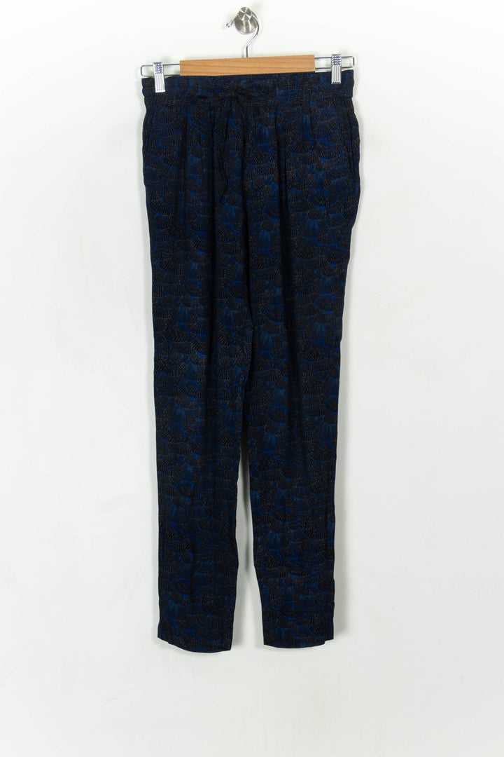 Pantalon Bleu et Noir - Taille XS/34 de la marque Comptoir des Cotonniers | PARAD123930 - Vendu par Paradigme - Image 2