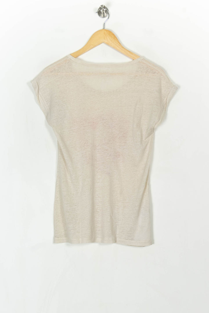 Tee-shirt Beige - Taille XS/34 de la marque Comptoir des Cotonniers | PARAD123934 - Vendu par Paradigme - Image 5
