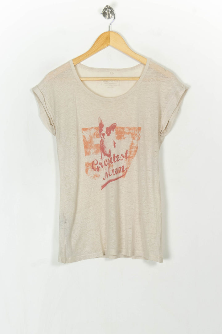 Tee-shirt Beige - Taille XS/34 de la marque Comptoir des Cotonniers | PARAD123934 - Vendu par Paradigme - Image 2