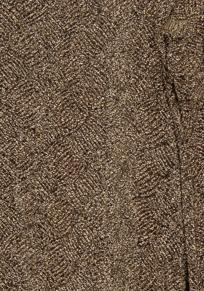 Robe Courte Marron Et Dorée - Taille S/36 de la marque Sézane | PARAD123937 - Vendu par Paradigme - Image 3