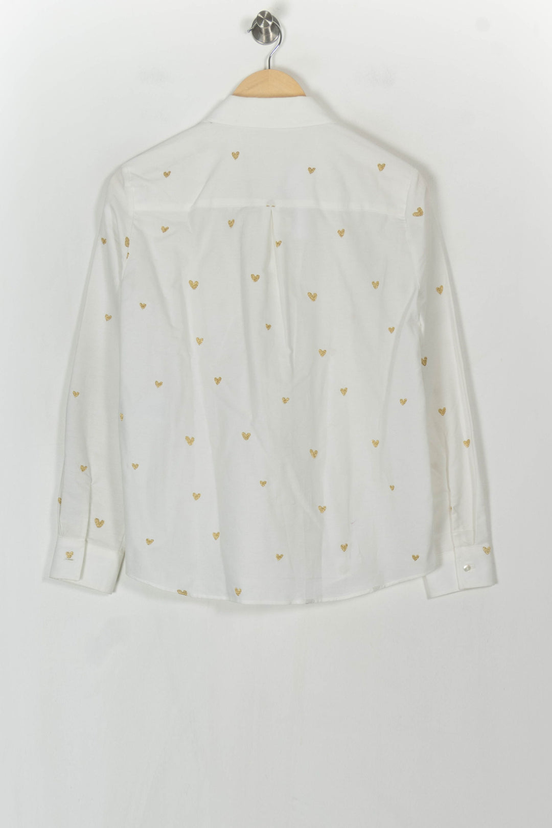 Chemise Blanche et Dorée - Taille S/36 de la marque Sézane | PARAD123939 - Vendu par Paradigme - Image 5