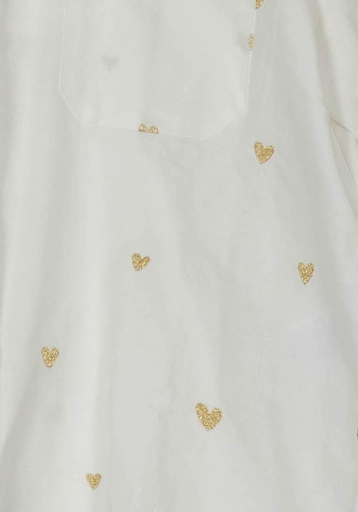 Chemise Blanche et Dorée - Taille S/36 de la marque Sézane | PARAD123939 - Vendu par Paradigme - Image 3