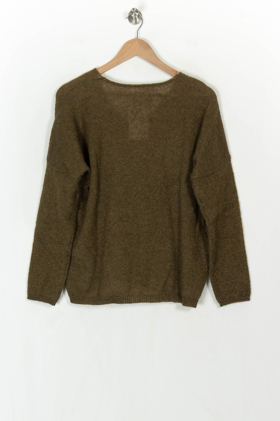 Pull Vert Olive - Taille S/36 de la marque Des petits hauts | PARAD123940 - Vendu par Paradigme - Image 5
