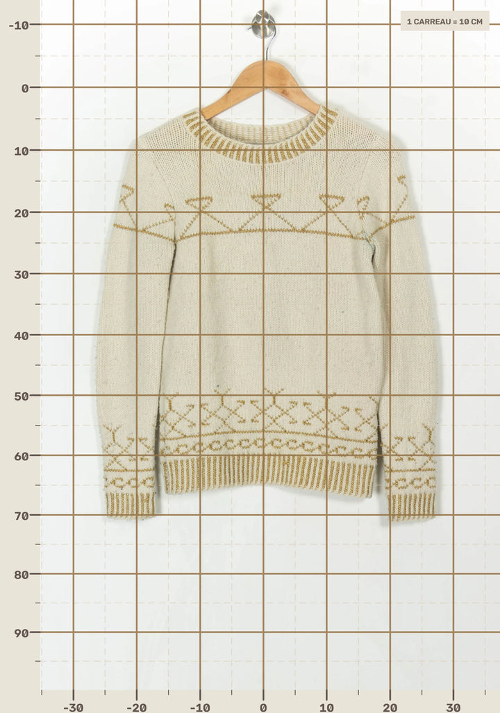 Pull Écru et Doré - Taille S/36 de la marque Claudie Pierlot | PARAD123944 - Vendu par Paradigme - Image 4