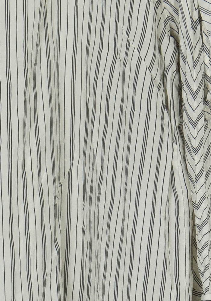 Blouse Blanche et Grise - Taille S/36 de la marque Sandro | PARAD123945 - Vendu par Paradigme - Image 3