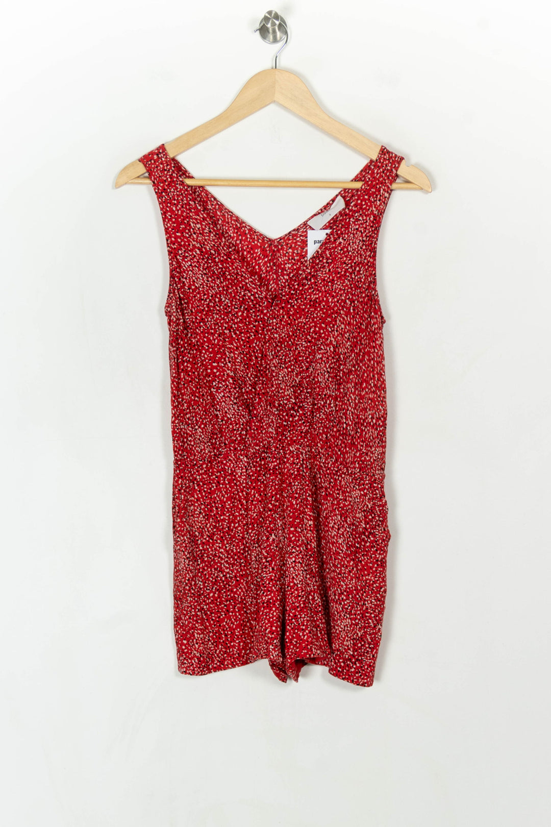 Combishort Rouge - Taille XS/34 de la marque ba&amp;sh | PARAD123948 - Vendu par Paradigme - Image 2