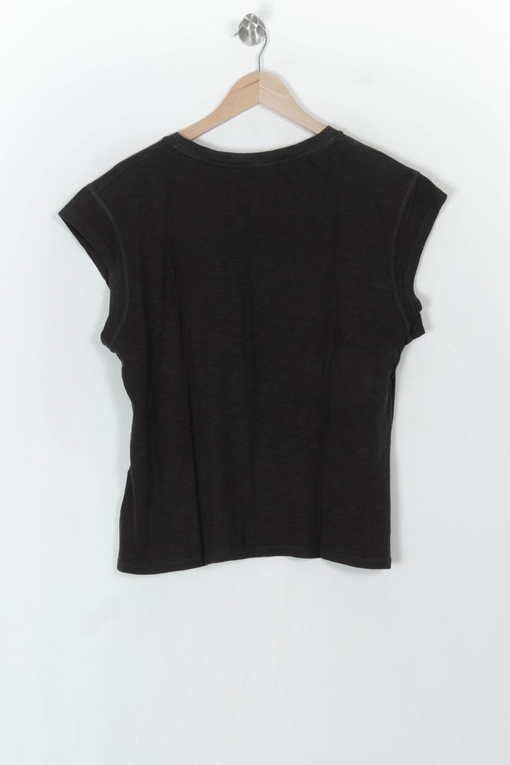 Tee-shirt sans manches Noir et Doré - Taille S/36 de la marque ba&amp;sh | PARAD123949 - Vendu par Paradigme - Image 5