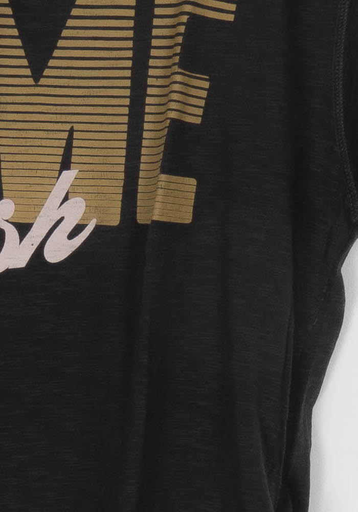 Tee-shirt sans manches Noir et Doré - Taille S/36 de la marque ba&amp;sh | PARAD123949 - Vendu par Paradigme - Image 3