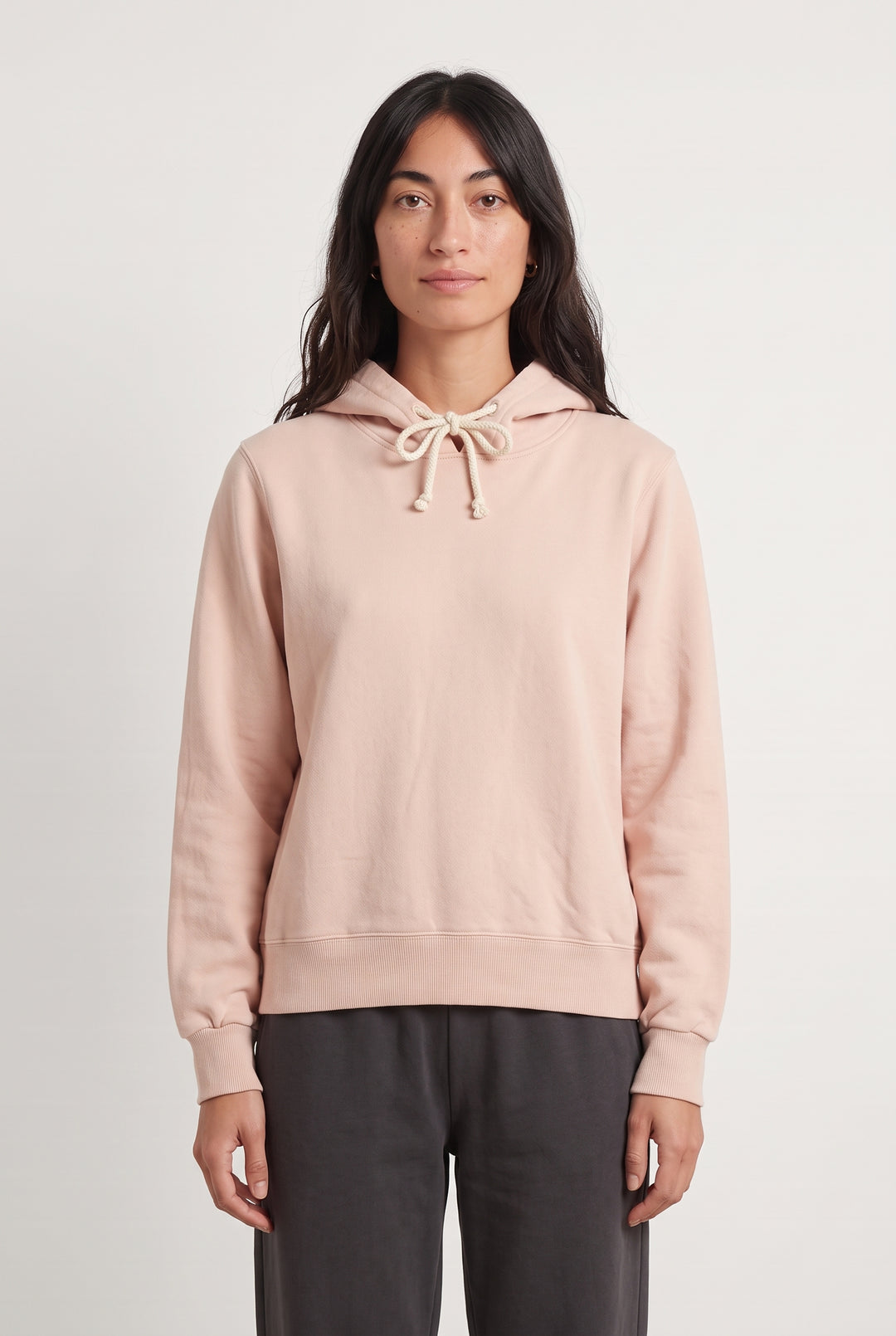 Sweat À Capuche Rose pâle - Taille S/36 de la marque American Vintage | PARAD123950 - Vendu par Paradigme - Image 1