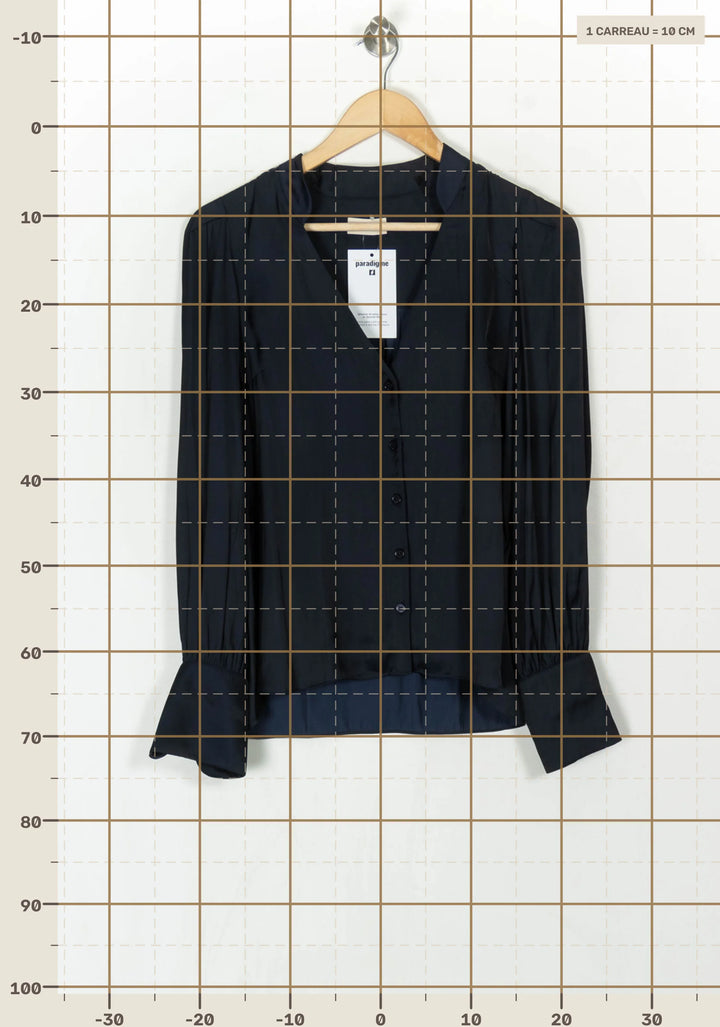 Chemise Bleu Marine - Taille S/36 de la marque Zadig&amp;Voltaire | PARAD123951 - Vendu par Paradigme - Image 4