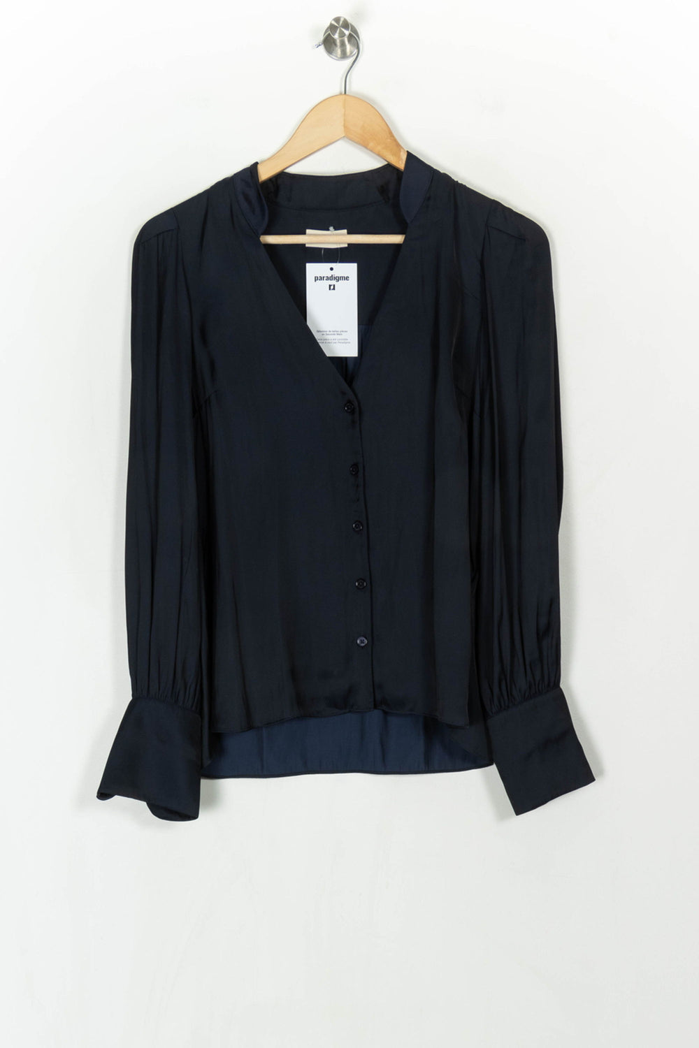 Chemise Bleu Marine - Taille S/36 de la marque Zadig&Voltaire | PARAD123951 - Vendu par Paradigme - Image 2