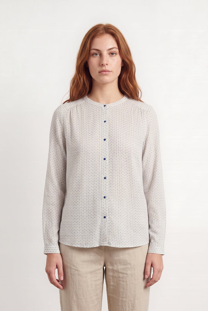Chemise Blanche et Bleue - Taille S/36 de la marque Des petits hauts | PARAD123956 - Vendu par Paradigme - Image 1
