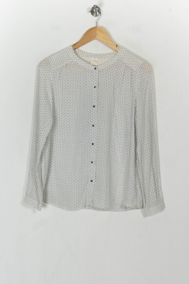 Chemise Blanche et Bleue - Taille S/36 de la marque Des petits hauts | PARAD123956 - Vendu par Paradigme - Image 2