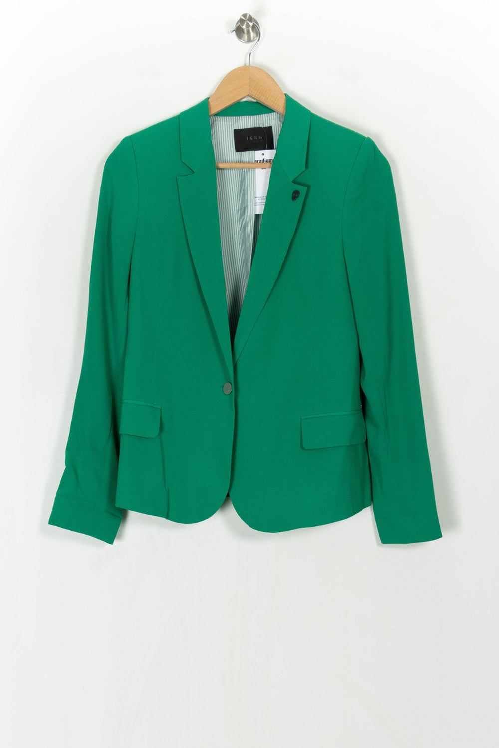 Blazer Vert - Taille S/36 de la marque IKKS | PARAD123958 - Vendu par Paradigme - Image 2