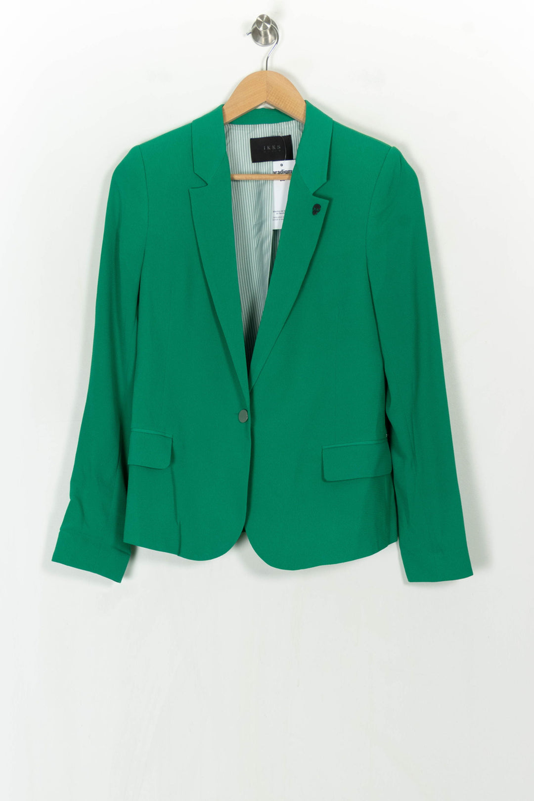 Blazer Vert - Taille S/36 de la marque IKKS | PARAD123958 - Vendu par Paradigme - Image 2