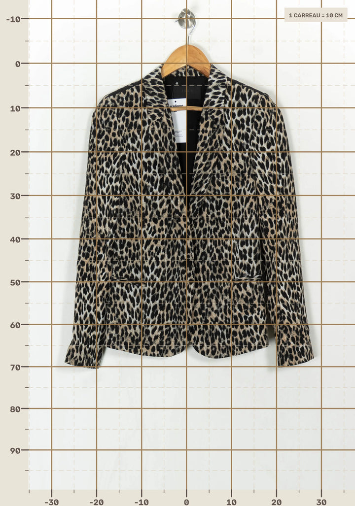 Veste Noire et Beige - Taille S/36 de la marque IKKS | PARAD123959 - Vendu par Paradigme - Image 4