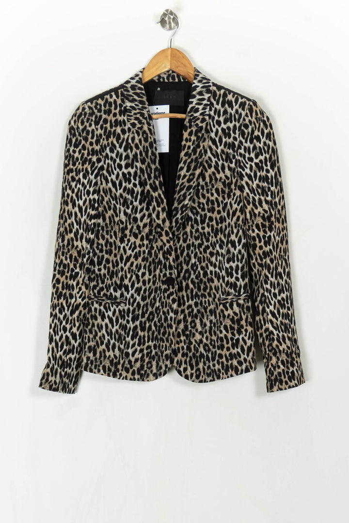 Veste Noire et Beige - Taille S/36 de la marque IKKS | PARAD123959 - Vendu par Paradigme - Image 2